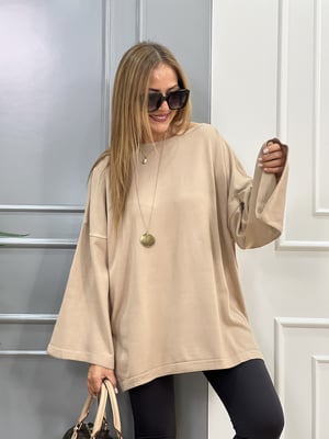 Bej Tunik Triko