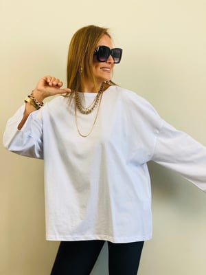 Beyaz Basic Sweatshirt