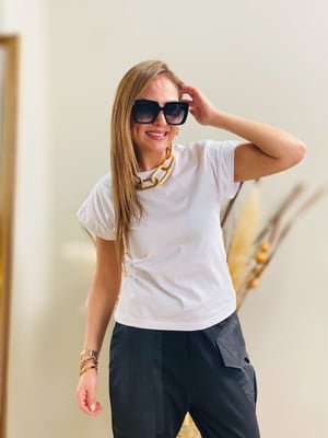 Beyaz Basic Tshirt