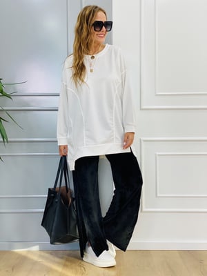 Beyaz Oversize Sweatshirt