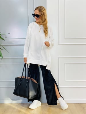 Beyaz Oversize Sweatshirt