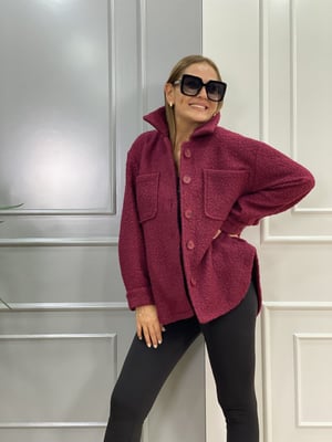 Bordo Buklet Ceket
