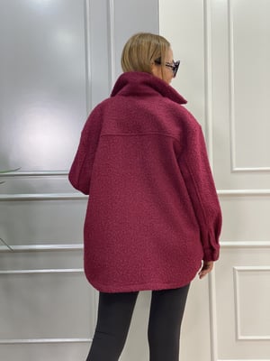 Bordo Buklet Ceket