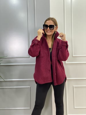 Bordo Buklet Ceket
