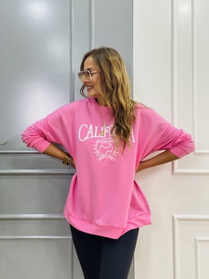 California Pembe Sweatshirt