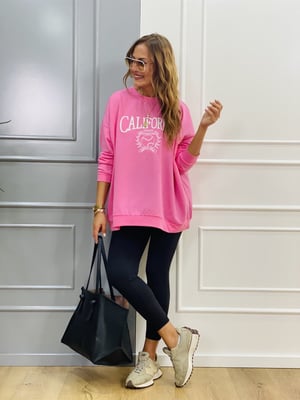 California Pembe Sweatshirt