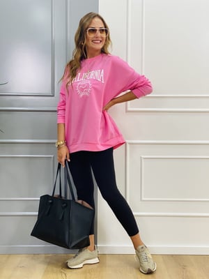 California Pembe Sweatshirt
