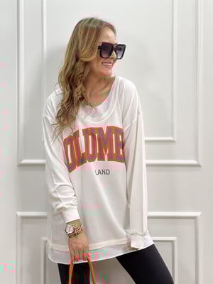 Columbus Beyaz Sweatshirt