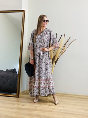 Floral Desenli Elbise