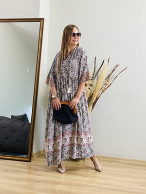 Floral Desenli Elbise