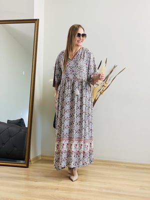 Floral Desenli Elbise