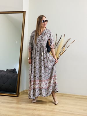 Floral Desenli Elbise