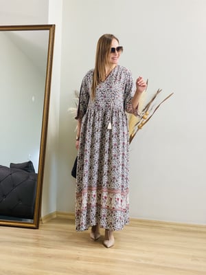 Floral Desenli Elbise