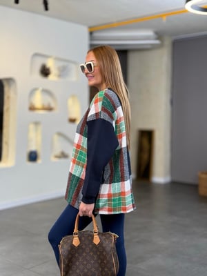Garnili Lacivert Oversize Sweatshirt