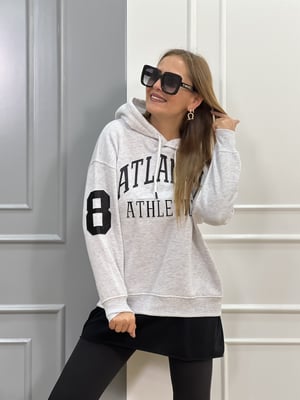 Gri Siyah Atlanta Sweatshirt