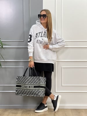 Gri Siyah Atlanta Sweatshirt