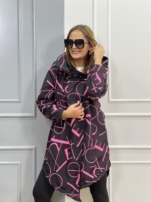 İç Kadife Siyah Pembe Mont