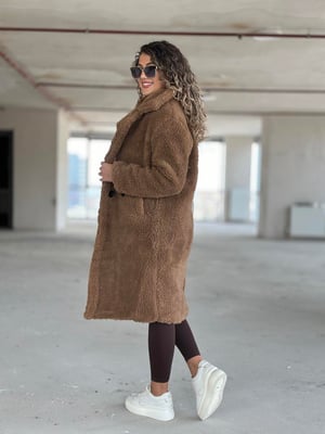 Kahve Astarlı Teddy Kaban