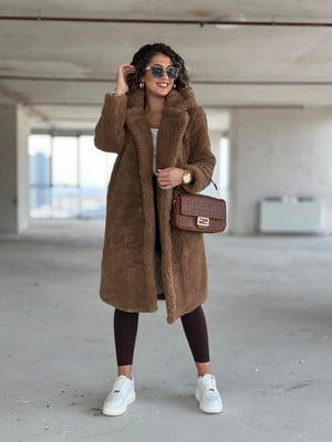 Kahve Astarlı Teddy Kaban