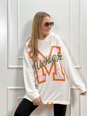 Kapşonlu Michigan Sweatshirt
