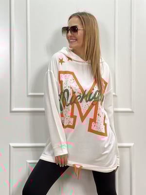 Kapşonlu Michigan Sweatshirt