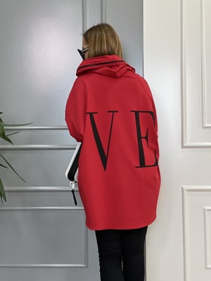 Kırmızı Love Sweatshirt