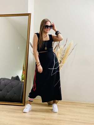 Kırmızı Ribana Şalvar Pantalon