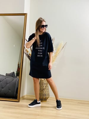 Kol Bağcıklı Sweat Elbise