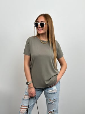 Lazer Kesim Oysho Haki Tshirt