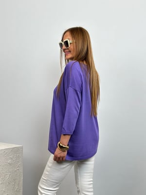 Mor Oversize Truvakar Kol Triko 