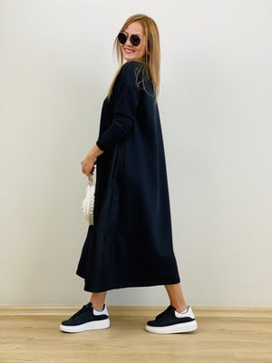 Önü Poplin Detaylı Sweat Elbise