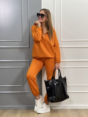 Orange Kapşonlu İkili Takım