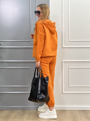 Orange Kapşonlu İkili Takım