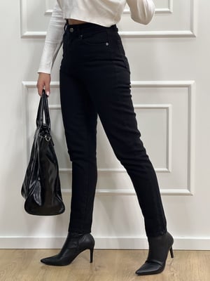 Orijinal Siyah Mom Jean