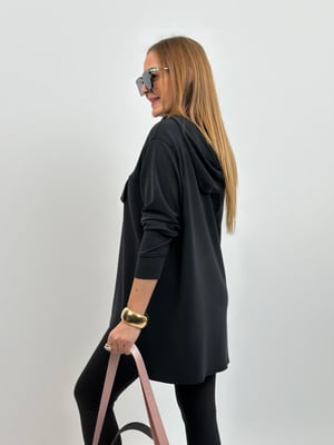 Orijinal Yaka Detay Salaş Modal Sweatshirt