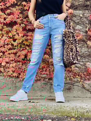 Orjinal Yırtık Jean