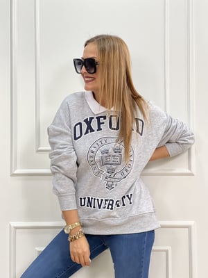 Oxford Gri Sweatshirt