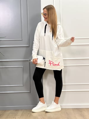 Pink Beyaz Sweatshirt