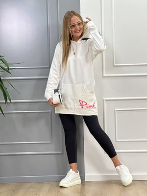 Pink Beyaz Sweatshirt