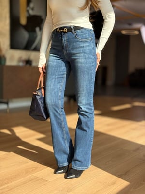 Premium İspanyol Mavi Likralı Jean Pantolon