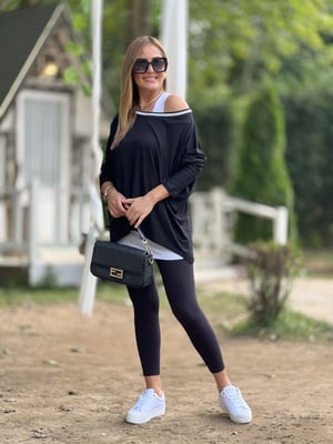 Ribana Detay Atletli İkili Bluz