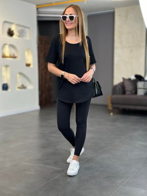 Sırt Yeşil Neon Detay Bluz