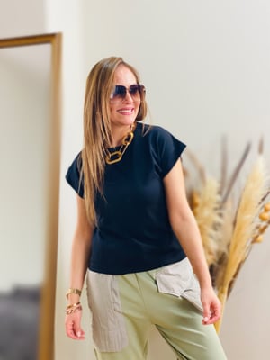 Siyah Basic Tshirt