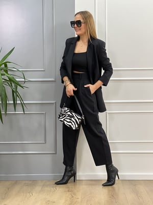 Siyah Ceket Pantolon Takım
