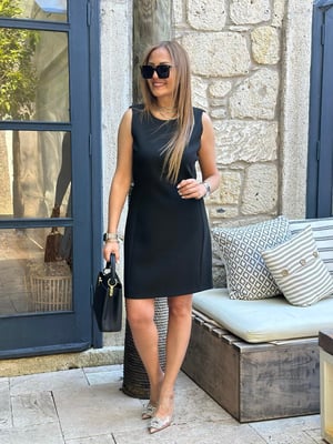 Siyah Kolsuz Elbise