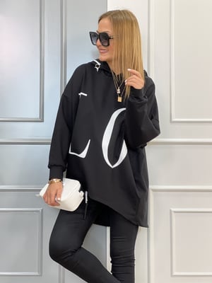 Siyah Love Sweatshirt