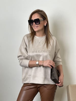 Taş Rengi Weekend Sweatshirt