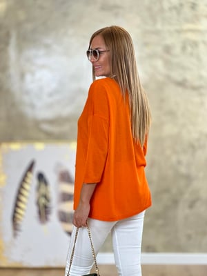 Turuncu Oversize Triko
