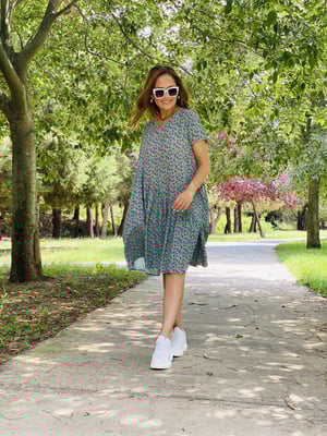 Verev Kesim Oversize Elbise