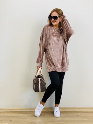 Vizon Kadife Oversize Sweat